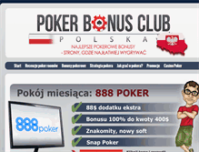 Tablet Screenshot of bonus-poker.pl
